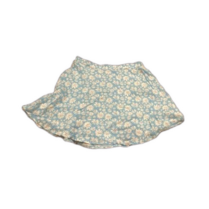 Art Class Girls Blue Skirt w/Pink White flowers Size 10/12.  NWT. E